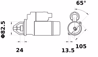 Letrika | Démarreur IS0503 12V 2,7KW