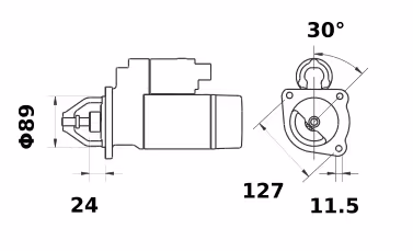 Letrika | Démarreur IS0669 12V 2,7KW