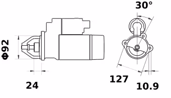 Letrika | Démarreur IS0769 12V 2,7KW