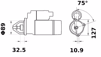 Letrika | Démarreur IS0795 12V 2.7KW