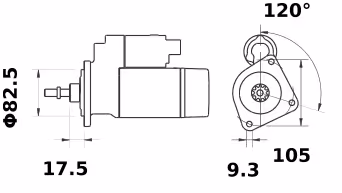 Letrika | Démarreur IS0979 12V 2KW