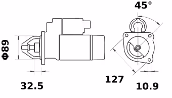 Letrika | Démarreur IS0993 24V 4KW