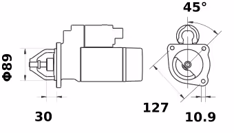 Letrika | Démarreur IS0999 12V 4.2 KW