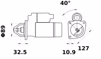 Letrika | Démarreur IS1067 12V 3KW