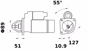Letrika | Démarreur IS1117 24V 4 KW