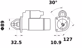 Letrika | Démarreur IS1208 12V 3,2KW