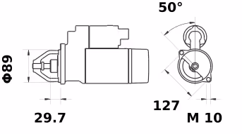 Letrika | Démarreur IS1274 24V 3KW