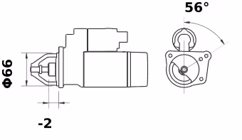 Letrika | Démarreur IS9417 12V 2.1KW