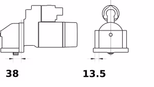 Letrika | Démarreur IS9418 12V 2.8KW