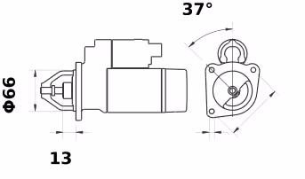 Letrika | Démarreur IS9426 12V 1.1KW
