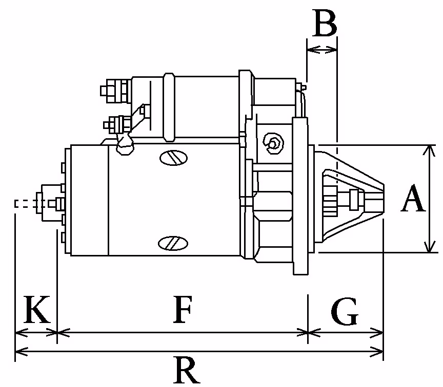 DEMARREUR JCB REF 714/40158