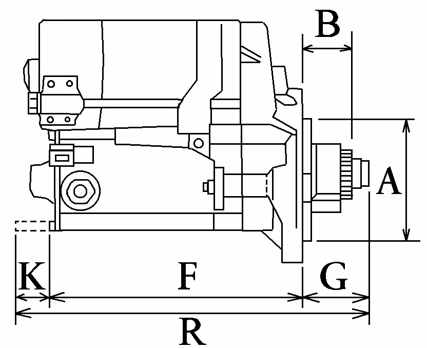 DEMARREUR JCB REF 714/40236