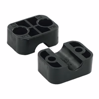 Demi-coq.noire lisse A2 13,5mm
