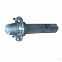 Demi essieu avec moyeu 5 goujons