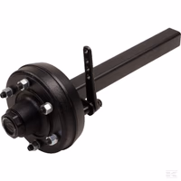 Demi essieu freinée c60mm 6 axe frein 250x60