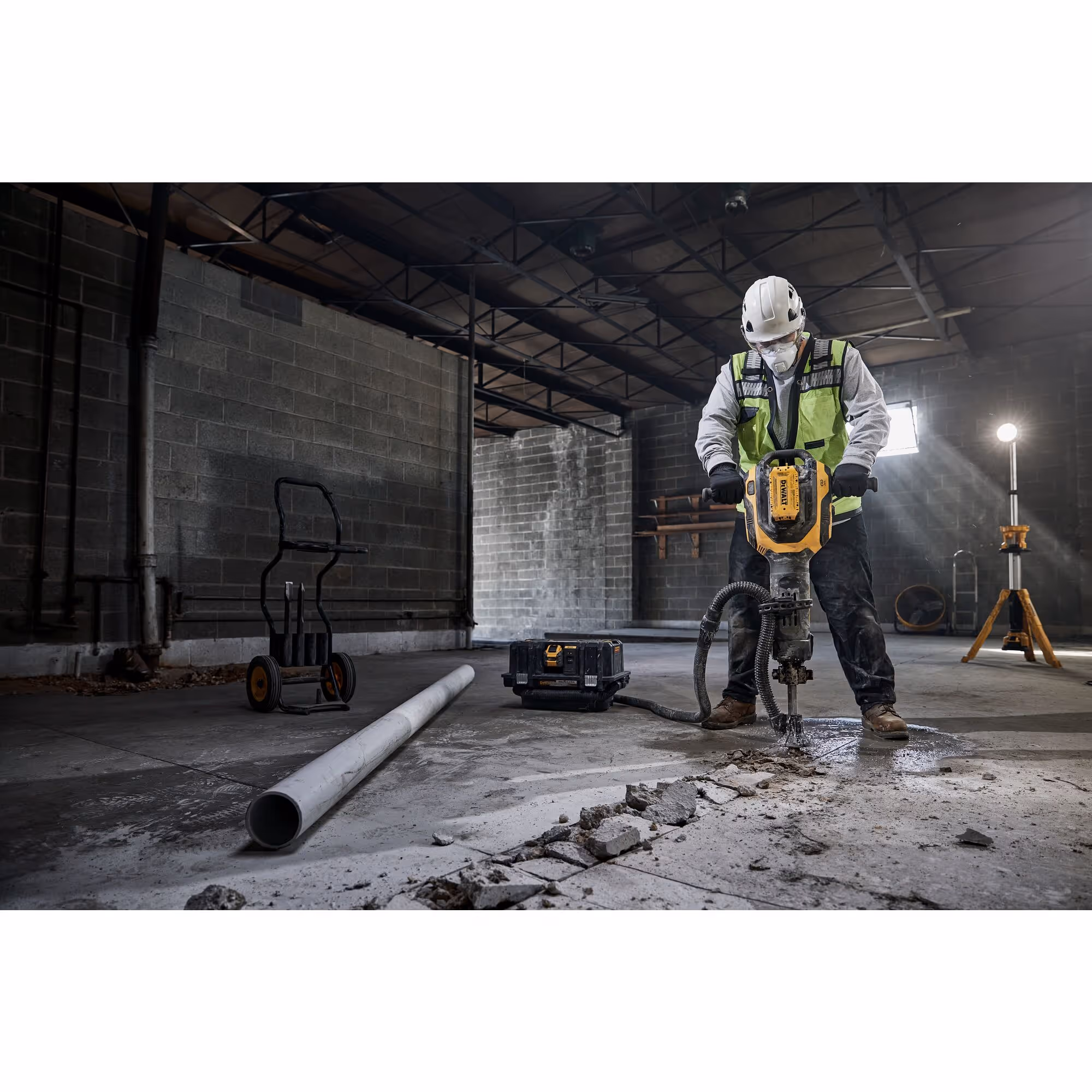 Démolisseur emmanchement hexagonal XR FLEXVOLT 54V 5Ah Li-Ion Brushless 41J