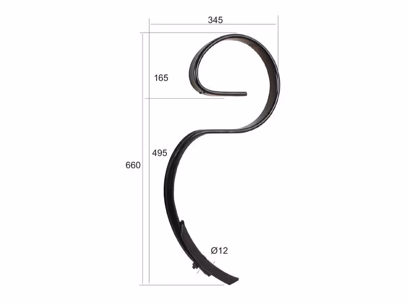 Dent 45x12x700mm