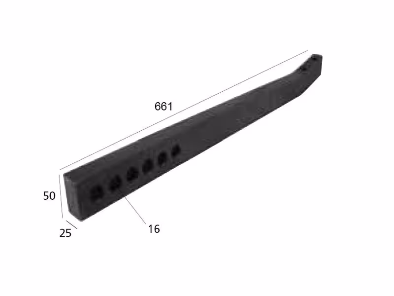Dent 675x50x25mm Correspond à: PO5533