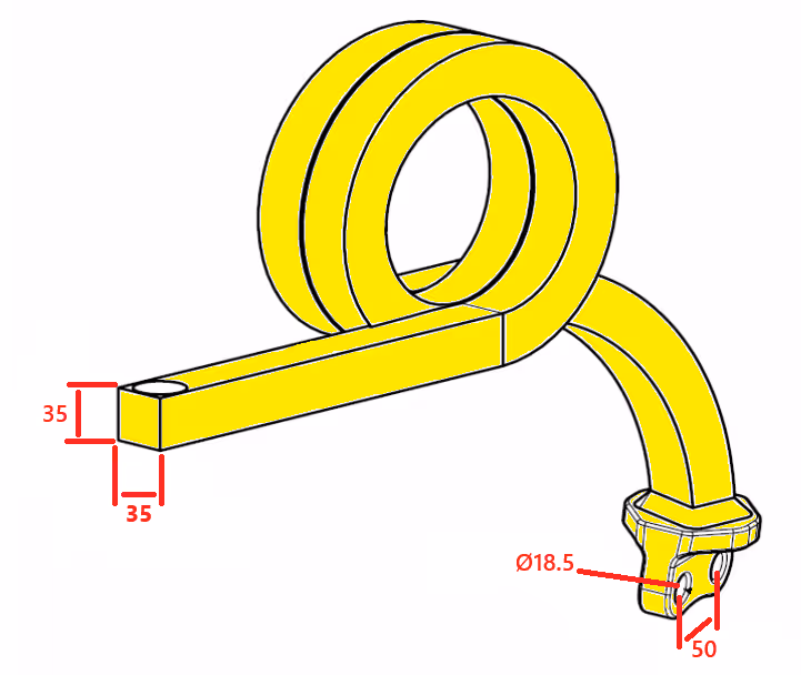 Dent dechaumeur Agrisem Disc-O-Mulch TCS-SR35-506 Origine