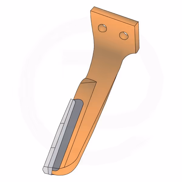 Dent de herse rotative Rabe KG26 Droite Adaptable