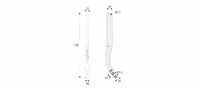 Dent cultivateur 25x60-720