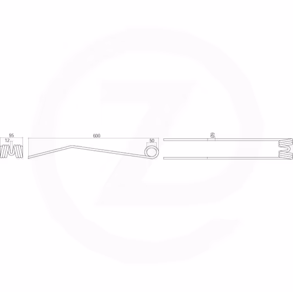 Dent andaineur Deutz-Fahr Adaptable