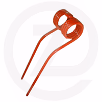 Dent de faneuse 390 x 100 mm - ø 9.5 mm