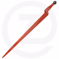 Dent de fourche coudée profil h l 810 mm - ø 36 mm - m22 x 1.5