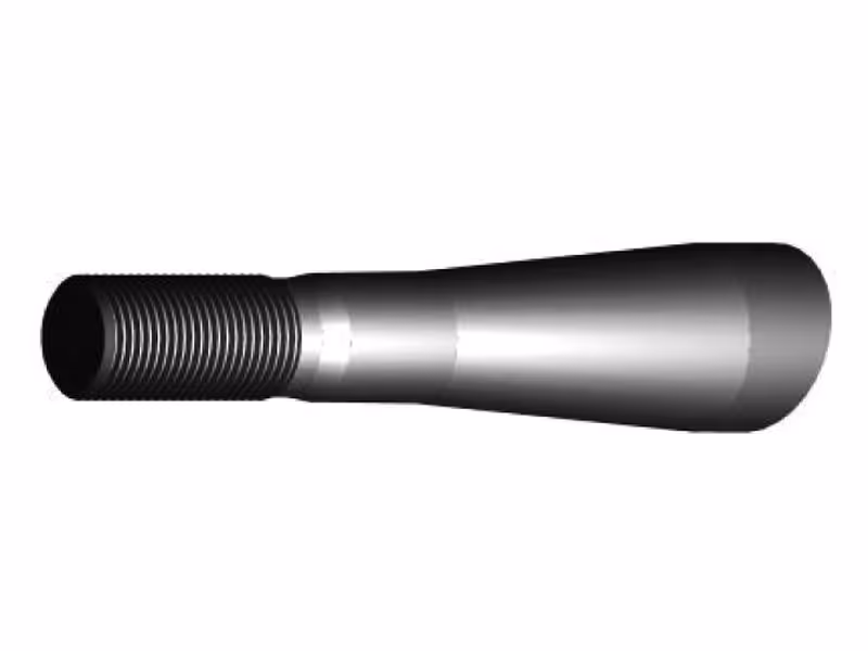 Dent de fourche - Droite 1020mm, Filetage: M27 x 1.50 (H - fluted) - ref 23501500