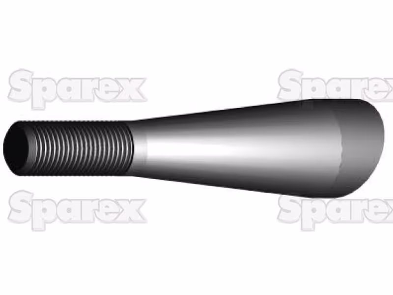 Dent de fourche - Droite 680mm, Filetage: M22 x 1.50 (H - fluted)