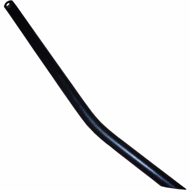Dent de fourche ø25 lg 548 pliee percee ø12 horizontal type mx