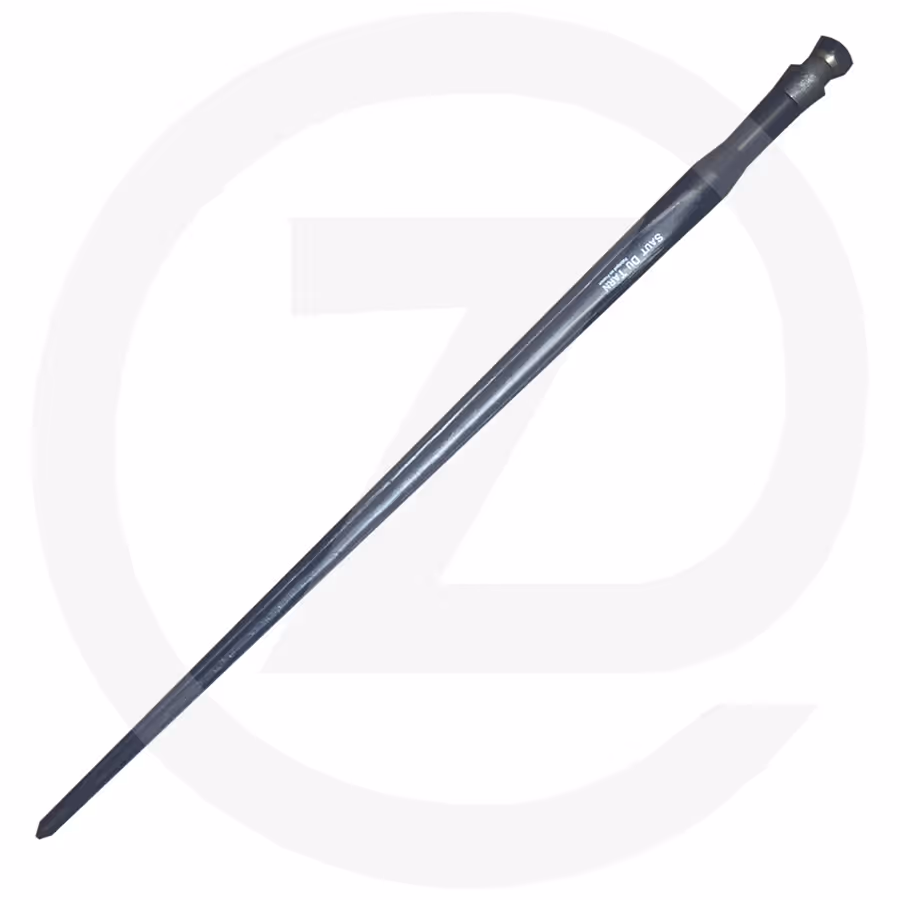 Dent de fourche profil cruciforme l 640 mm - ø 36 mm - m22 x 1.5