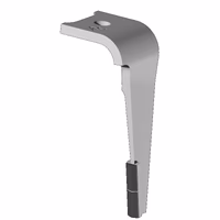 Dent de herse rotative Pöttinger Droite 00872340020 Carbure