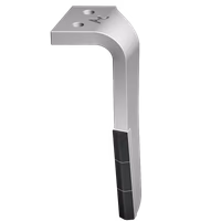 Dent de herse rotative Rabe Droite 84081201 Carbure