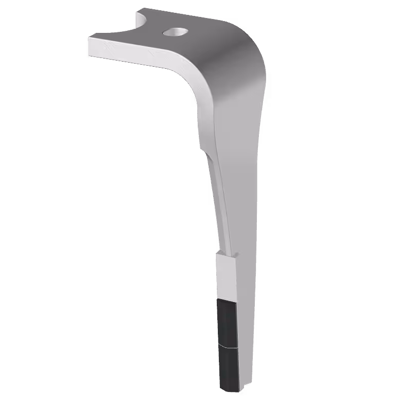 Dent de herse rotative 2 plaquettes Sulky Droite 980320 carbure