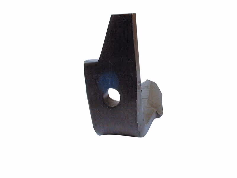 Dent de herse rotative Amazone. 60x18x295mm Gauche. Entre-axe: Ø trou 19mm. Correspond à: 954427S - Adaptable sur herses rotatives Amazone - ref RH-AMA-04L