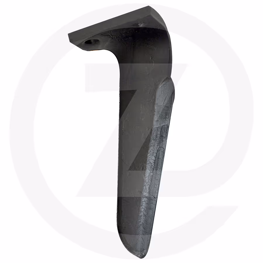 Dent de herse rotative  droite - forgée - 270 x 13 mm