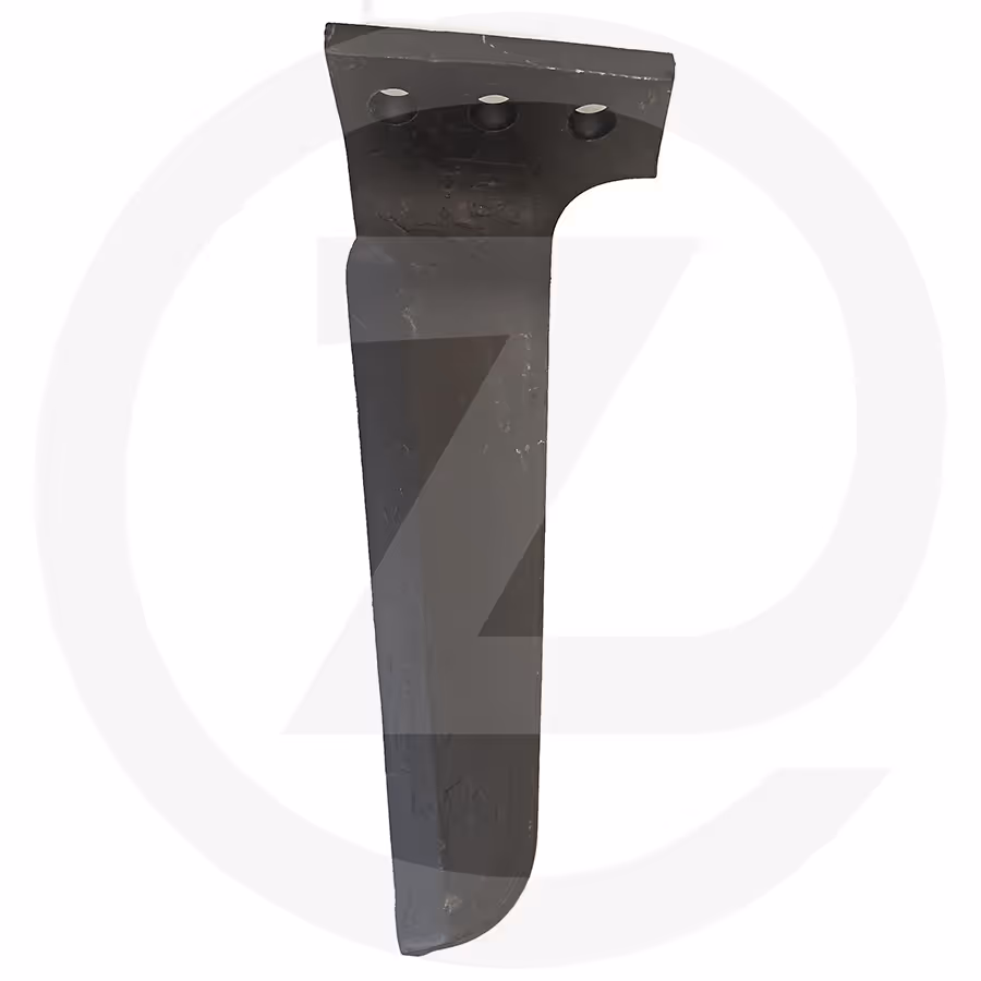 Dent de herse rotative  droite - forgée - 320 x 15 mm