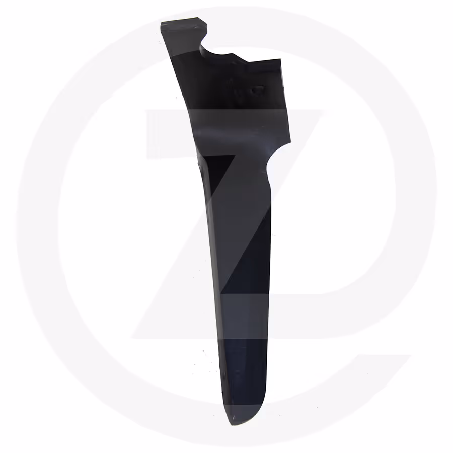 Dent de herse rotative  droite - forgée - 325 x 15 mm