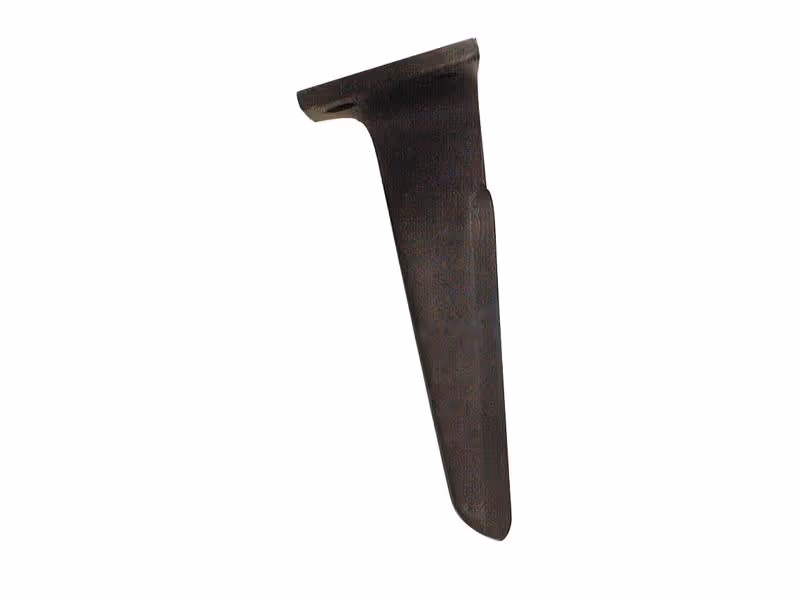 Dent de herse rotative Feraboli (SKH & MF). 110x12x290mm Droit. Entre-axe: 60mm. Ø trou 16.5mm. - Adaptable - ref 7U00006