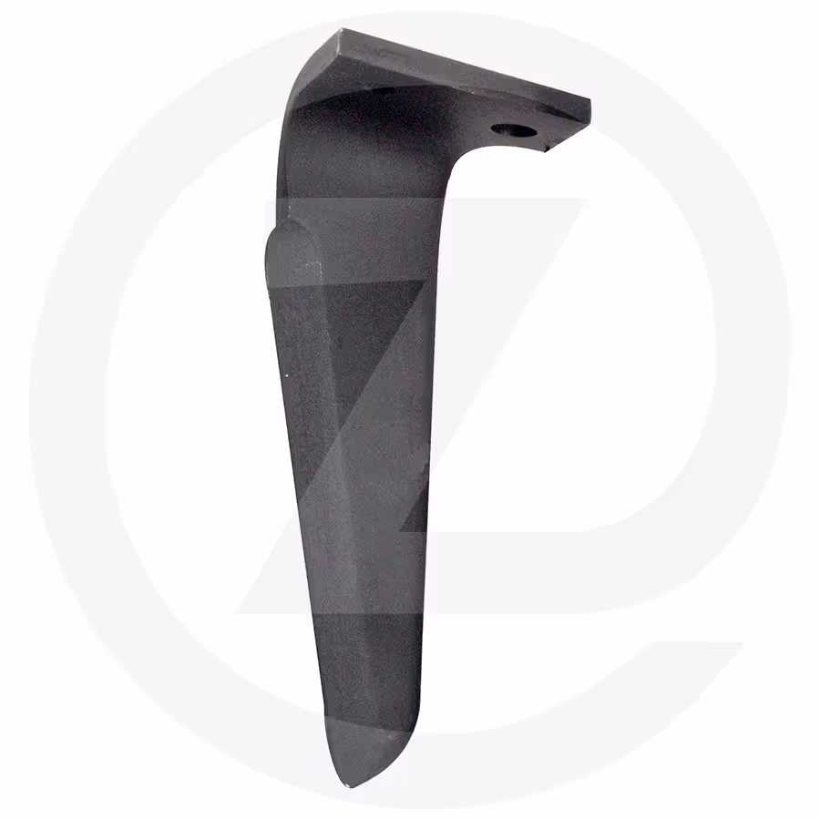 Dent de herse rotative  gauche - forgée - 270 x 13 mm