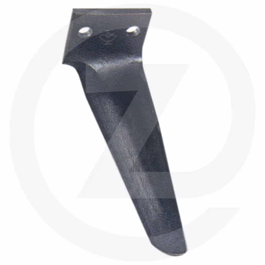 Dent de herse rotative  gauche - forgée - 300 x 12 mm