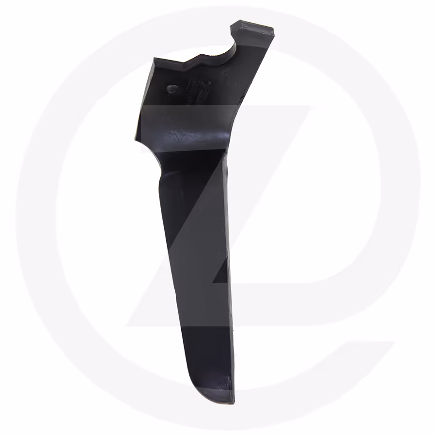 Dent de herse rotative  gauche - forgée - 325 x 15 mm