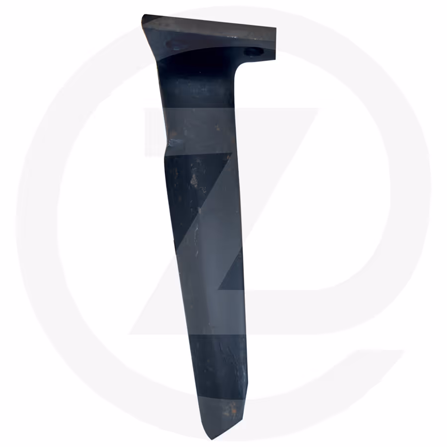 Dent de herse rotative  gauche - forgée - 350 x 14 mm