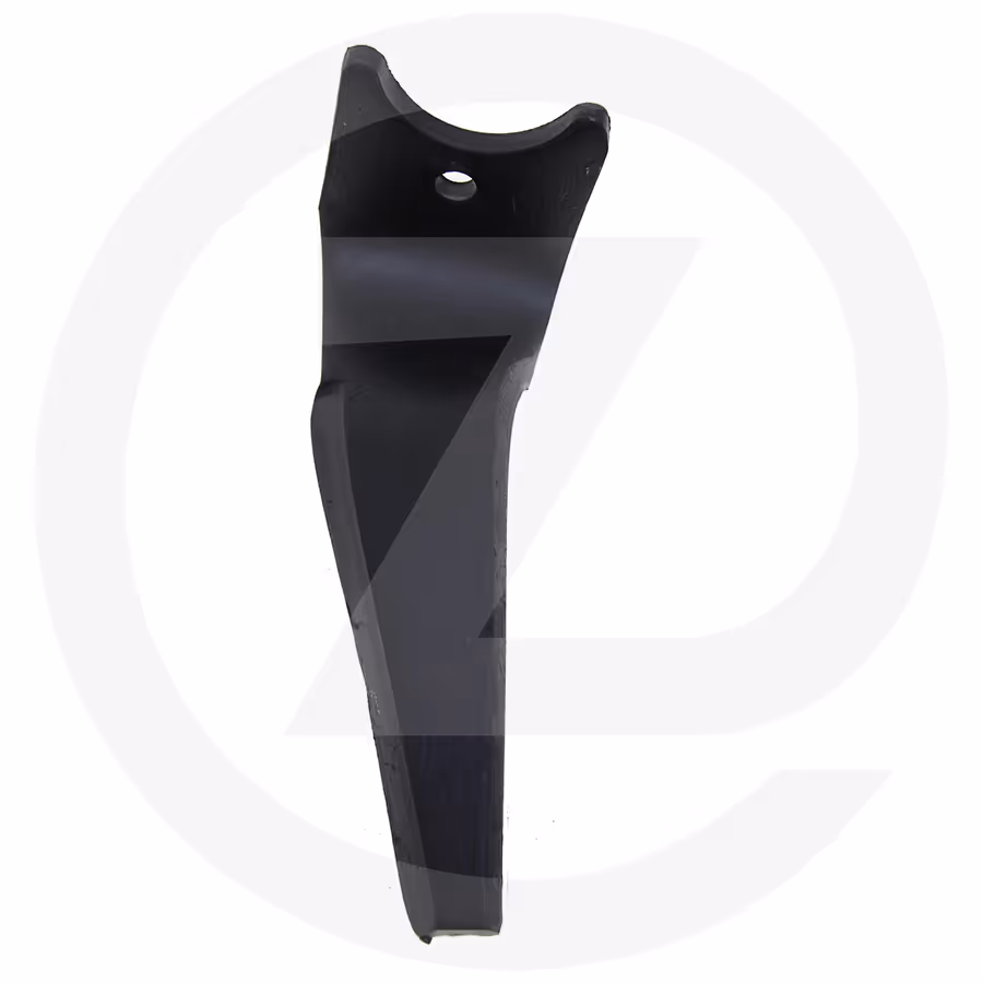 Dent de herse rotative  gauche montage rapide vrille - 330 x 15 mm