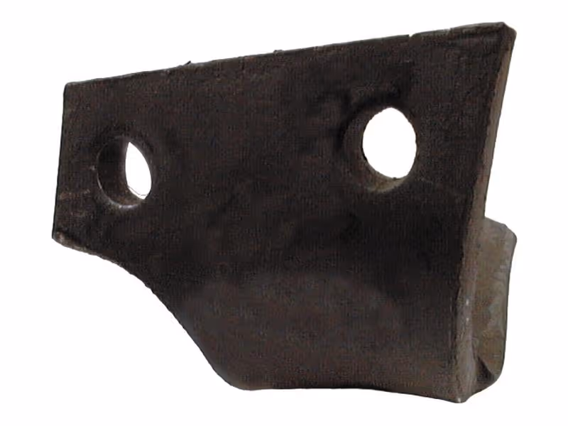 Dent de herse rotative Kuhn. 110x14x350mm Gauche. Entre-axe: 68mm. Ø trou 17mm. Correspond à: 52552500