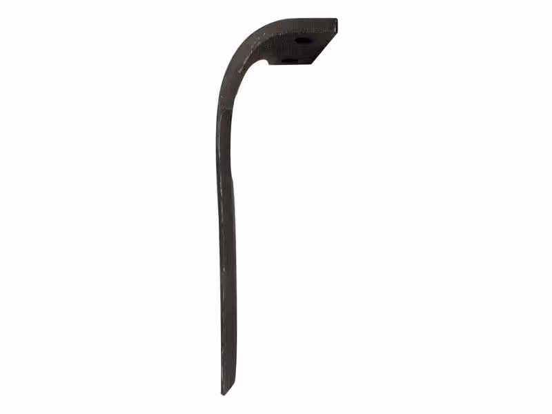 Dent de herse rotative Kuhn. 110x14x350mm Gauche. Entre-axe: 68mm. Ø trou 17mm. Correspond à: 52552500