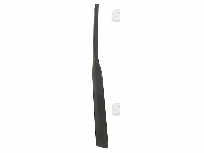 Dent de herse rotative Maschio. 60x12x370mm Droit. Entre-axe: 44mm. Ø trou 12.5mm. Correspond à: 10100266
