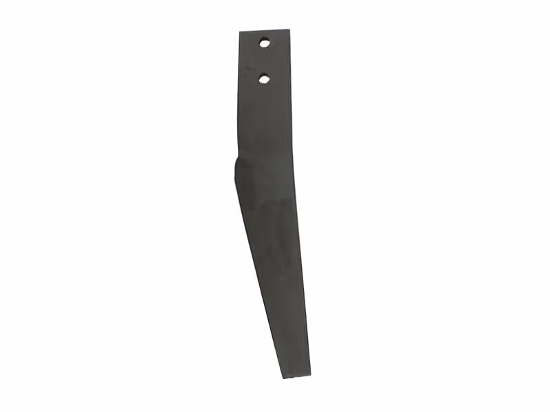 Dent de herse rotative Maschio. 60x12x370mm Gauche. Entre-axe: 44mm. Ø trou 12.5mm. Correspond à: 10100265