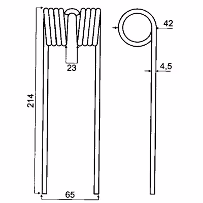 Dent de pick-up John Deere DC219575